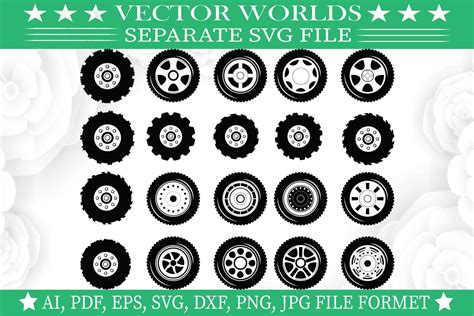 Tire Svg, Car, Cars, Tires Svg – MasterBundles