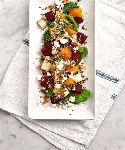 Roasted Beet Salad with Pears and Walnuts Recipe - Love and Lemons