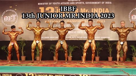 13th JUNIOR MR.INDIA 2023 IBBF Bodybuilding Competition - YouTube