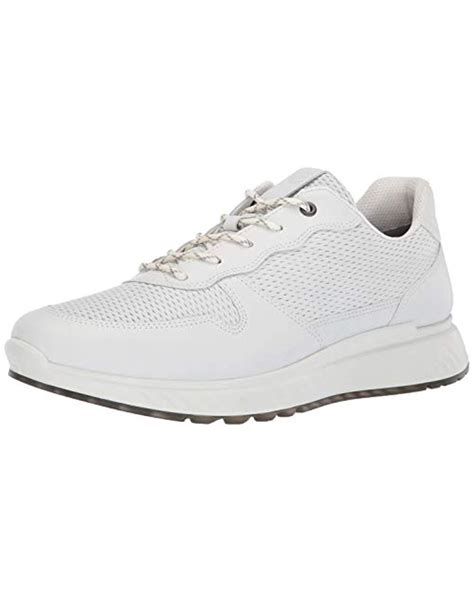 Ecco Leather St1 Sneaker in White for Men - Lyst