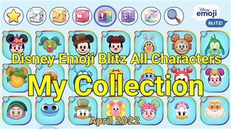 Disney Emoji Blitz All Characters - My Collection (04/2022) - List of ...