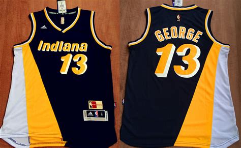 Cheap Adidas NBA Indiana Pacers 13 Paul George New Rev30 Swingman Blue ...