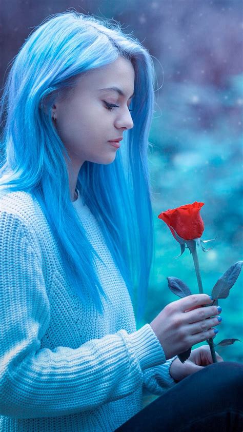 Blue Girl Wallpapers - Top Free Blue Girl Backgrounds - WallpaperAccess