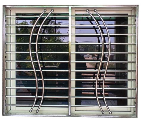 Modern Stainless Steel Window Grill at Rs 450/square feet in Kalol | ID ...