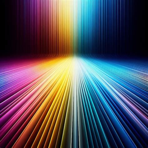 Premium PSD | Hyper realisitic vector art colorful rainbow light ...