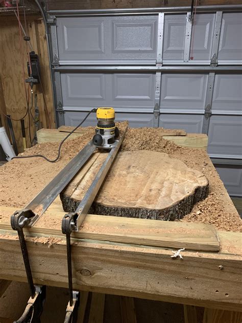 Home made router sled, learned this here. New to woodworking and no ...