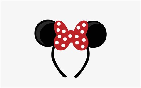 Download Free Minnie Ears Png - Minnie Ears Headband Svg - HD Transparent PNG - NicePNG.com