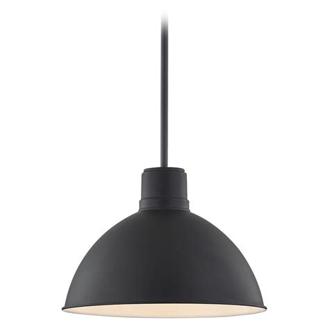 Design Classics Indy Matte Black Pendant Light with Bowl / Dome Shade at Destination Lighting in ...