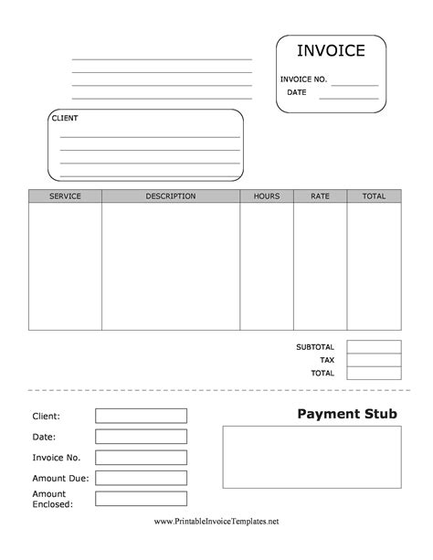 25 Great Pay Stub / Paycheck Stub Templates