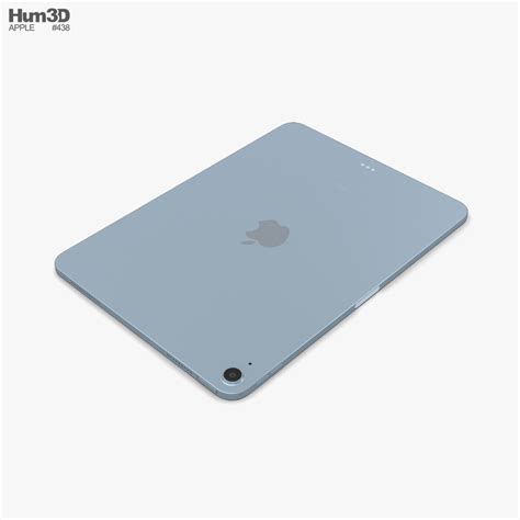 Apple iPad Air (2020) Sky Blue 3D model - Electronics on Hum3D