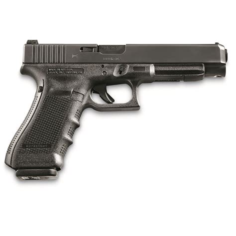 Glock 34 Gen 4, Semi-Automatic, 9mm, 5.31" Barrel, 17+1 Rounds - 641937 ...