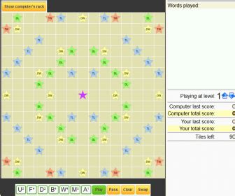 Scrabble Online - Play Scrabble Against Computer