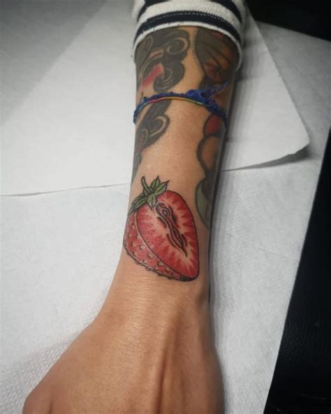 125 Amazing Strawberry Tattoos Ideas you should know - Wild Tattoo Art