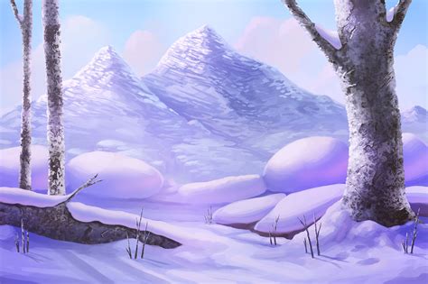 Snowy Background - Free PSD by TsaoShin on DeviantArt