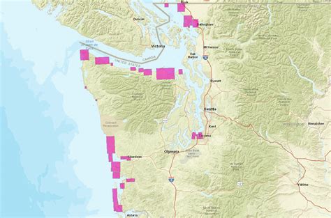 Pacific Northwest Tsunami Map