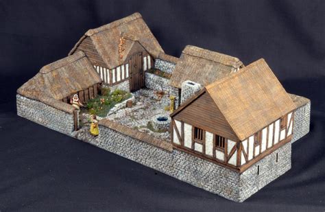 Medieval Farmhouse Illustration