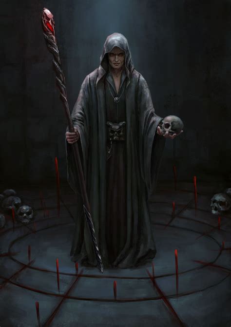 necromancer, Kceon Nika on ArtStation at https://www.artstation.com ...