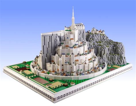 Stunning LEGO Minas Tirith stands watch over Gondor | The Brothers Brick | The Brothers Brick