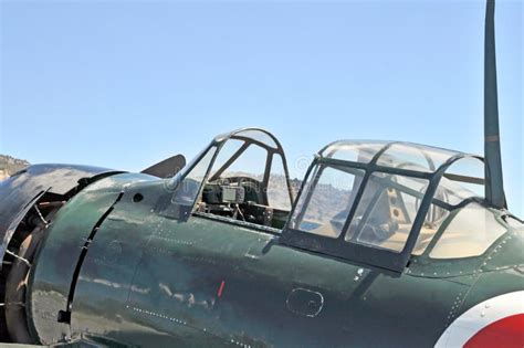 Japanese Zero Cockpit stock photo. Image of flight, pilot - 66745792