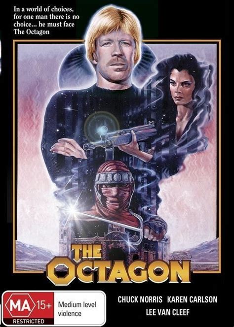 The Octagon (DVD, 1980) Chuck Norris, Karen Carlson, Lee Van Cleef Action Movie Poster, Action ...