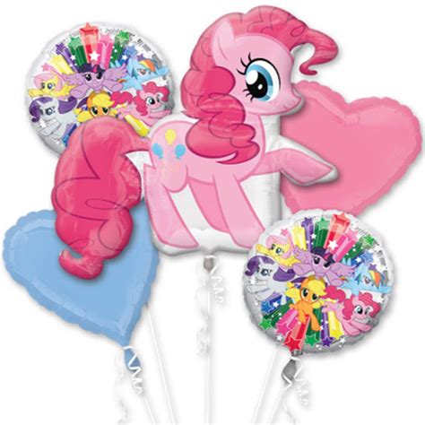 Little Pony Pinkie Pie Character Authentic Licensed Theme Foil Balloon Bouquet - Walmart.com