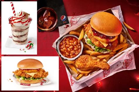 KFC's festive menu includes Christmas dinner box with festive fries and stuffing burger ...