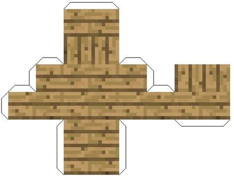 Papercraft Wooden Stairs | Minecraft printables, Papercraft minecraft ...