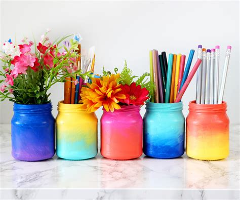 3 COLORFUL Ways to Transform Glass Jars - Karen Kavett