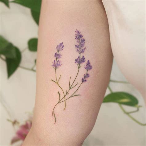 Top 73 Best Purple Flower Tattoo Ideas - [2021 Inspiration Guide]