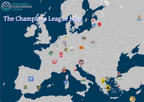 The Champions League map - Eurohoops