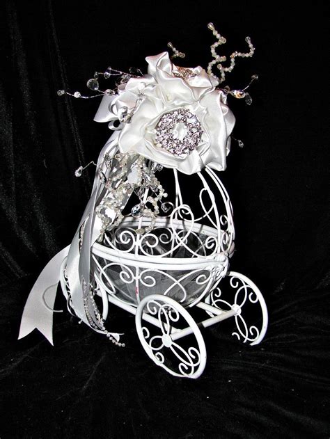 Wedding Cinderella carriage centerpiece Card by thealteredchick | Cinderella carriage ...