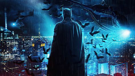 3840x2160 The Batman Over Gotham City 4k 4K ,HD 4k Wallpapers,Images ...