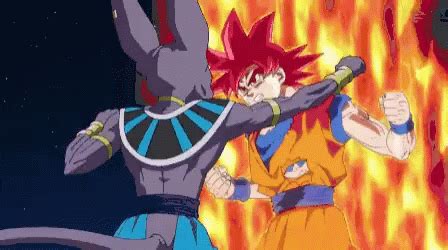 Goku Beerus GIF - Goku Beerus Fight - Discover & Share GIFs