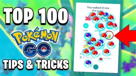 TOP 100 Pokémon GO Tips and Tricks! - YouTube