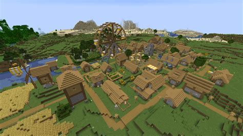 Plains Village (after 3 Years) : r/Minecraft