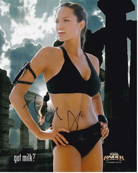 Angelina Jolie Signed Tomb Raider Lara Croft Photo W/ Hologram Coa - Etsy