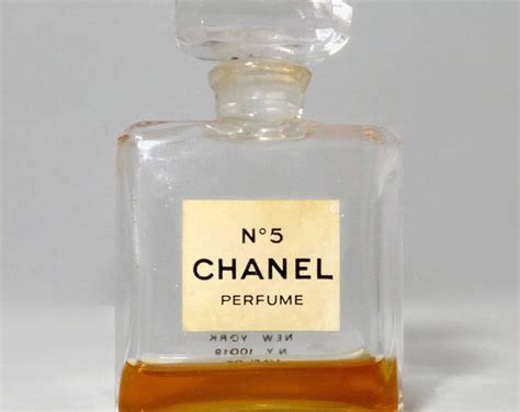 Vintage Chanel Perfume Bottle No. 5 Perfume 1/2 Oz Bottle - Etsy