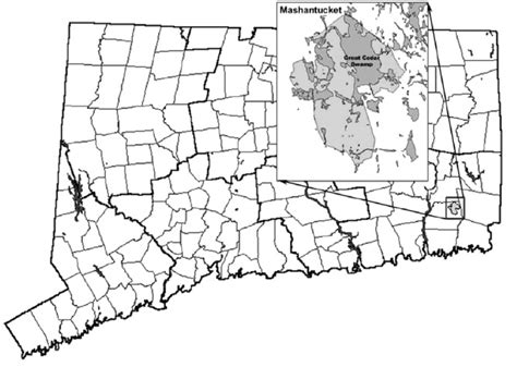 The Location of the Mashantucket Pequot Reservation in the State of ...