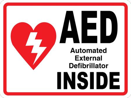 Aed Wall Sign | Creative Safety Supply