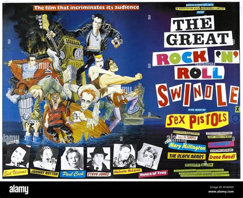 MOVIE POSTER, THE GREAT ROCK 'N' ROLL SWINDLE, 1980 Stock Photo - Alamy