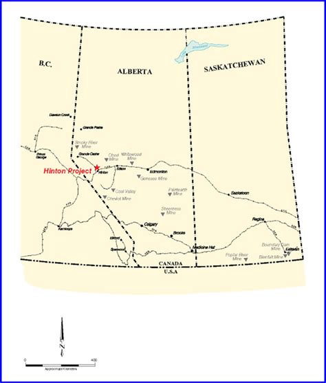 Canada Rare Earth Corporation, Hinton Coal, TSX.V:LL