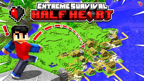 Extreme Survival Half Heart in Minecraft Marketplace | Minecraft