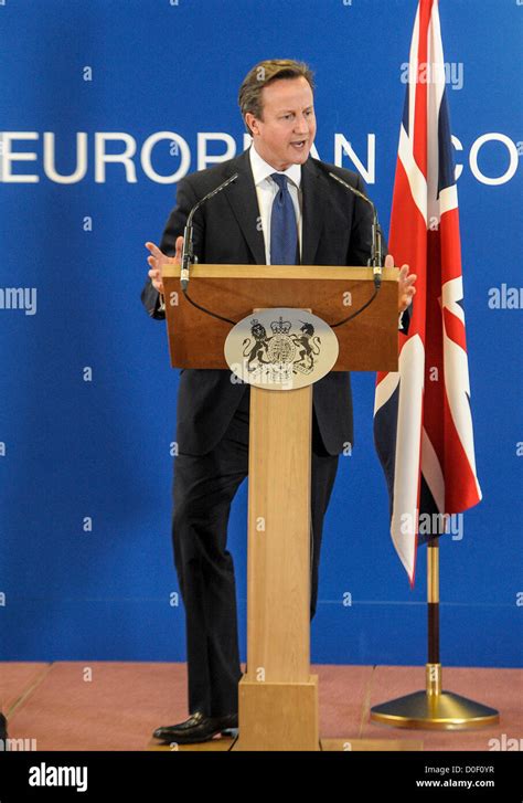 Nov. 23, 2012 - Brussels, Bxl, Belgium - Britain's Prime Minister David ...