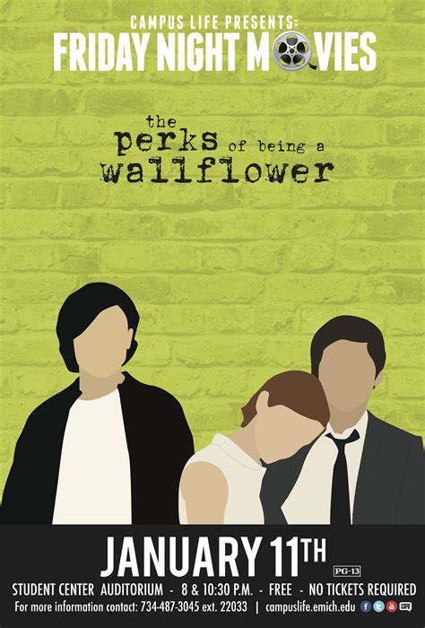 The Perks of being a Wallflower movie poster redesign | Perks of being a wallflower, Movie ...