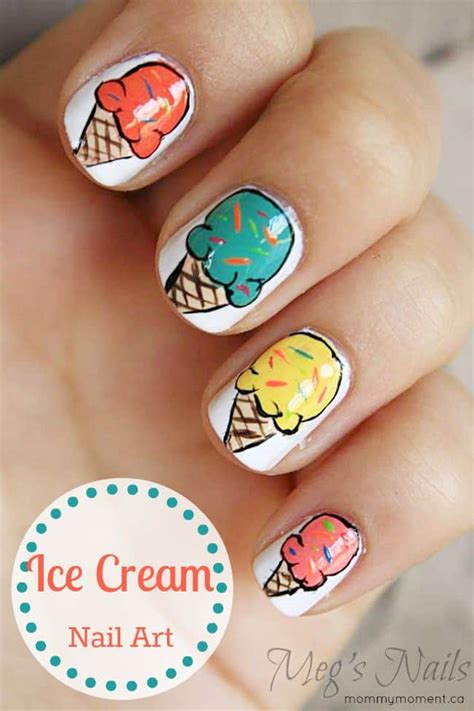 Ice Cream Nail Art