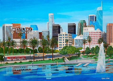 Los Angeles Skyline from Westlake Park (2017) | gallery