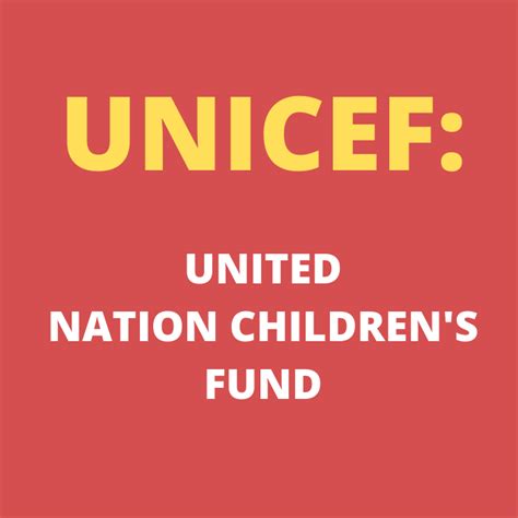 UNICEF full form:What is the full form of unicef? - Know full form of anything!