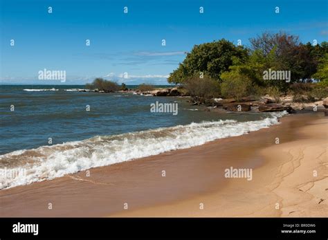 Beach on Lake Malawi, Nkhotakota, Malawi Stock Photo - Alamy