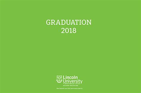 2018 Graduation | Lincoln University Living Heritage: Tikaka Tuku Iho
