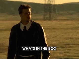 What's In The Box! GIF - Seven BradPitt Box - Discover & Share GIFs